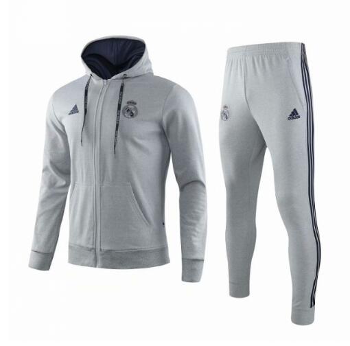 Real Madrid chaqueta con 2020 entrenamiento traje gris